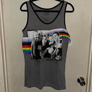 PRIDE queer eye for the straight guy tank top NWT